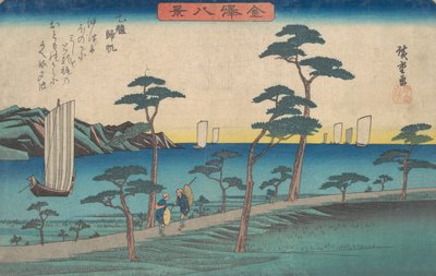 Norma towarzysząca, ? 1836. , komar. 1836. autorstwa Ando Hiroshige