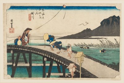 Oh DBock p Hayashi - Kakegawa Akihayama Embo, 1797-1858 autorstwa Ando Hiroshige