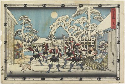 Akt 5 autorstwa Ando or Utagawa Hiroshige