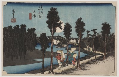 Zmierzch autorstwa Ando or Utagawa Hiroshige