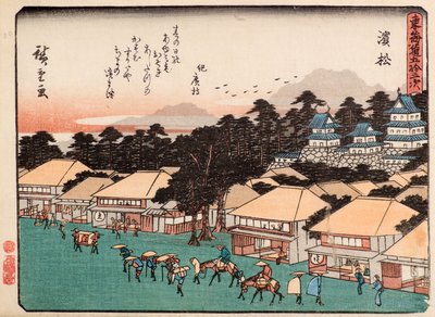 Hamamatsu autorstwa Ando or Utagawa Hiroshige