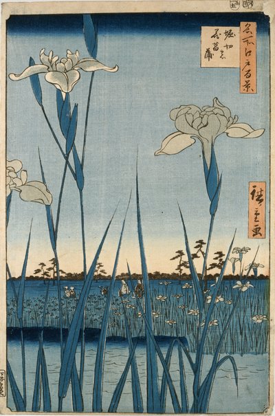 Horikiri s jest r elektryczny autorstwa Ando or Utagawa Hiroshige