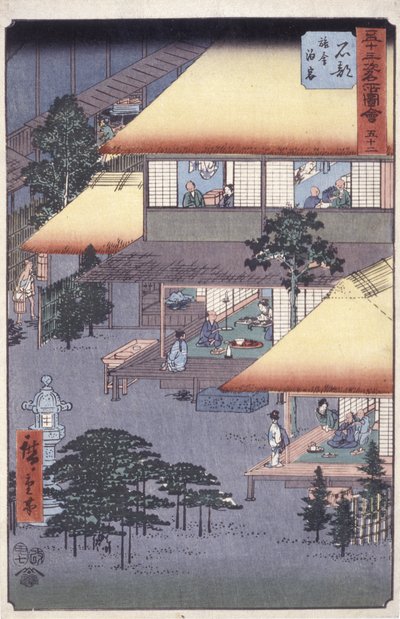 Ishiba autorstwa Ando or Utagawa Hiroshige