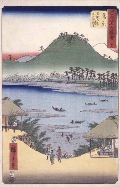 Izba autorstwa Ando or Utagawa Hiroshige
