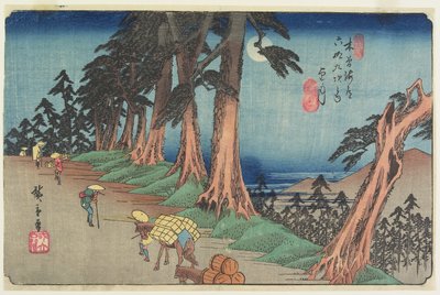 z. 26 Mochizuki autorstwa Ando or Utagawa Hiroshige