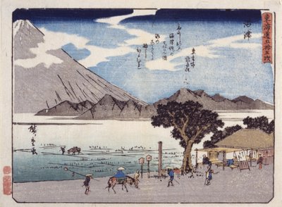 Numazu autorstwa Ando or Utagawa Hiroshige