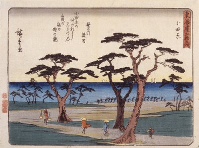 Odawara autorstwa Ando or Utagawa Hiroshige