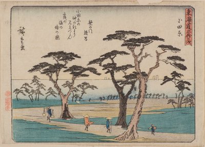 Odawara autorstwa Ando or Utagawa Hiroshige