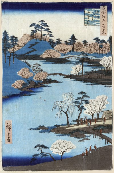 Pióro zostało napisane przez Yahatę Fukagawę z Edo w Japonii, a napisane przez Hiroshige Anto. autorstwa Ando or Utagawa Hiroshige