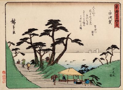 Shirasuka autorstwa Ando or Utagawa Hiroshige