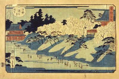 vista de Yedopolish autorstwa Ando or Utagawa Hiroshige