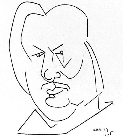 Honoriusz Balzac autorstwa André Blandin