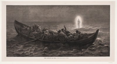 Jezus chodzi po morzu autorstwa André Bork