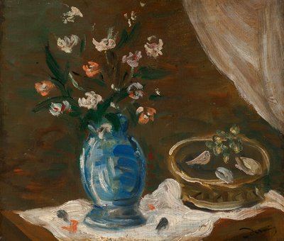 Martwa natura z kwiatami - Vase bleu autorstwa Andre Derain