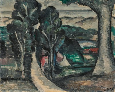 Krajobraz Camiers (Pas-de-Calais) autorstwa Andre Derain