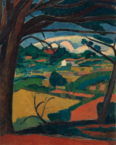 Krajobraz w Prowansji, Martigues autorstwa Andre Derain