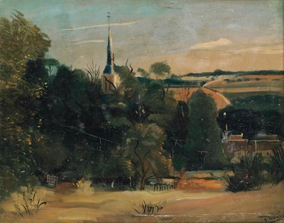 Widok na Donnemarie-en-Montois autorstwa Andre Derain