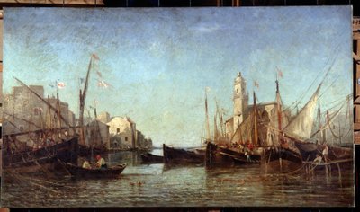 Widok Martigues autorstwa André Maglione