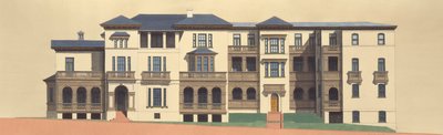 30th and Q Street, Georgetown. Waszyngton DC autorstwa Andras Kaldor