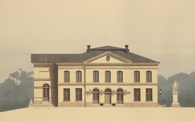 Teatr Dworski, Drottningholm, Sztokholm, Szwecja autorstwa Andras Kaldor