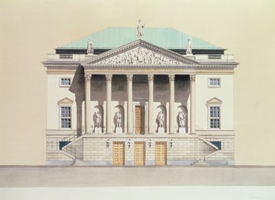 Deutsche Staatsoper, Berlin, Niemcy XVIII-wieczna fasada autorstwa Andras Kaldor