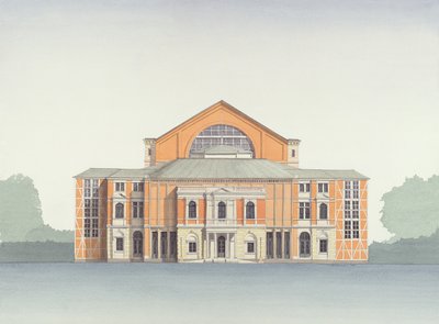 Festspielhaus, Bayreuth, Niemcy autorstwa Andras Kaldor