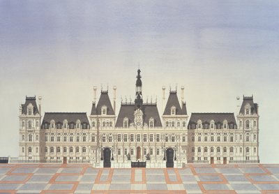 Hotel de Ville, Paryż autorstwa Andras Kaldor