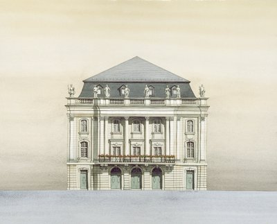 Opera Margravial, Bayreuth, Niemcy autorstwa Andras Kaldor