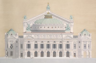 Opera Garnier, Paryż, Francja autorstwa Andras Kaldor
