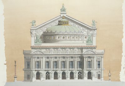 Opera Garnier, Paryż, Francja autorstwa Andras Kaldor