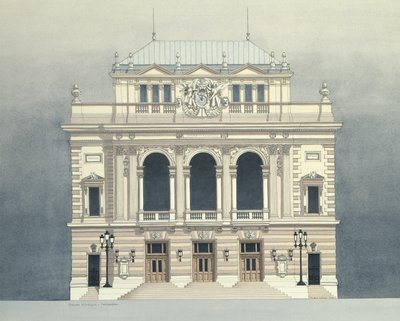 Opera Montpellier, Francja autorstwa Andras Kaldor