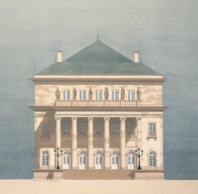 Opera du Rhin, Strasburg, Francja autorstwa Andras Kaldor