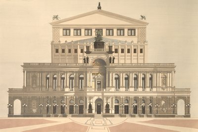 Opera Państwowa, Drezno, Niemcy autorstwa Andras Kaldor