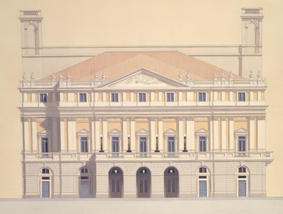 Teatro alla Scala, Mediolan, Włochy autorstwa Andras Kaldor