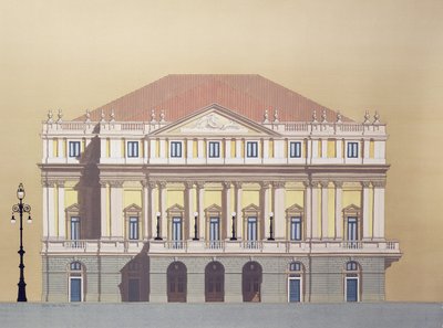 Teatro alla Scala, Mediolan, Włochy autorstwa Andras Kaldor