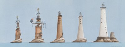 Światła Eddystone, Plymouth, Devon, Wielka Brytania autorstwa Andras Kaldor