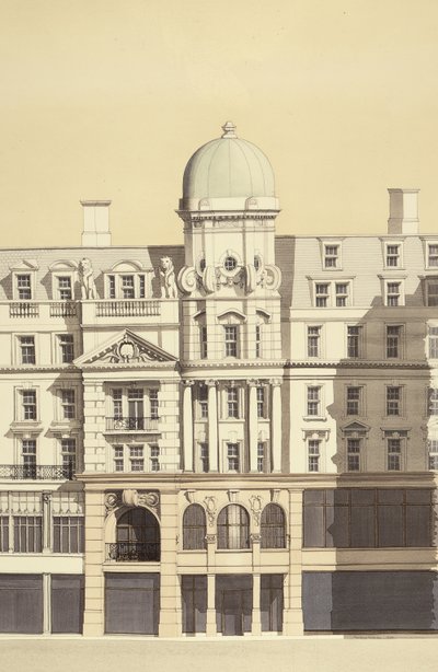 The Linen Hall (szczegół), Regent Street, Londyn autorstwa Andras Kaldor