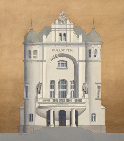Volksoper, Wiedeń, Austria autorstwa Andras Kaldor