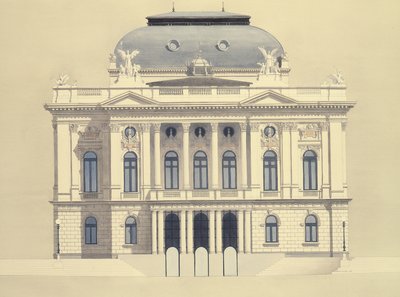 Opera w Zurychu, Zurych, Szwajcaria autorstwa Andras Kaldor