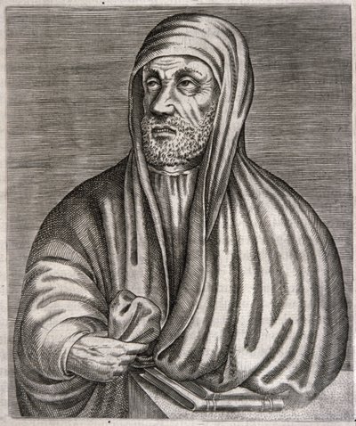 Portret Abu Ali al-Husaina ibn Abdallaha ibn Sina zwanego Awicenną (ryc.) autorstwa Andre (after) Thevet