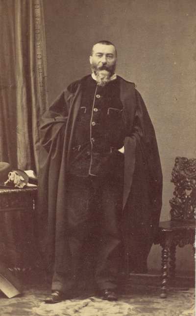 Alphonse Karr, lata 50. XIX wieku. autorstwa Andre Adolphe Eugene Disderi
