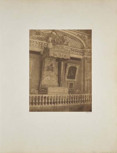 Sypialnia Ludwika XIV autorstwa Andre Adolphe Eugene Disderi