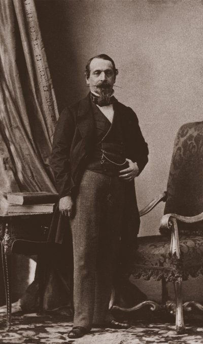 Cesarz Napoleon III, ok. 1860 autorstwa Andre Adolphe Eugene Disderi