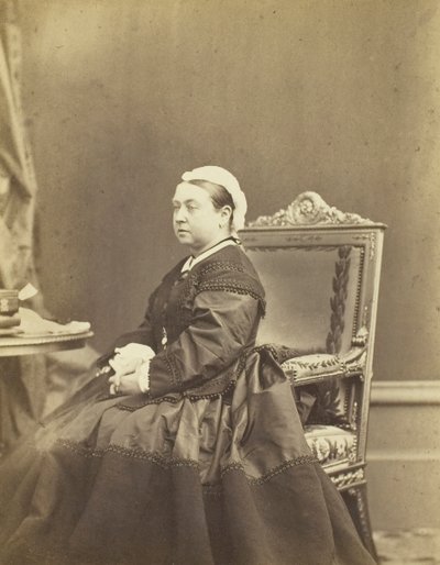 Jej Wysokość, Królowa Wiktoria, grudzień 1866. autorstwa Andre Adolphe Eugene Disderi