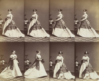 Louise Abigdon, 1866. autorstwa Andre Adolphe Eugene Disderi