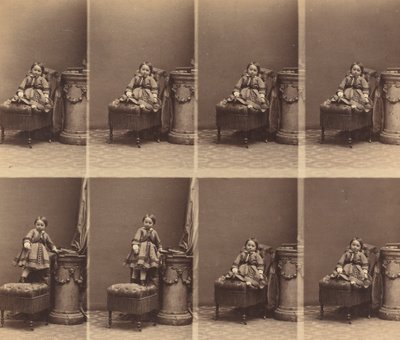 Mademoiselle Trachier, rok. 1860. autorstwa Andre Adolphe Eugene Disderi