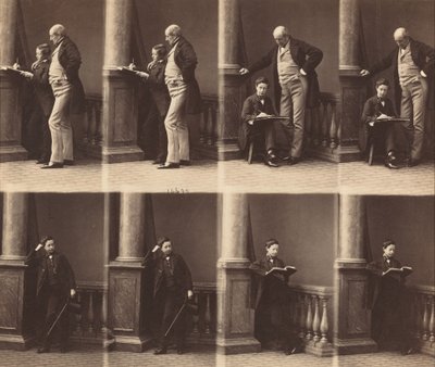 Pan Jadin i Son autorstwa Andre Adolphe Eugene Disderi