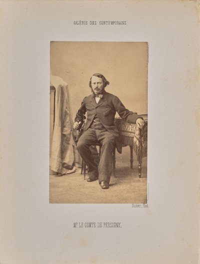 Hrabia Persigny autorstwa Andre Adolphe Eugene Disderi