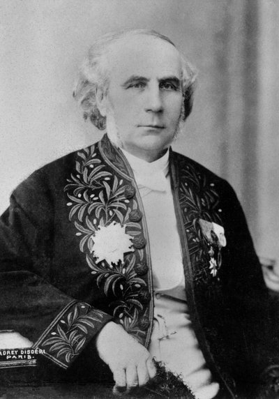 Portrait de Octave Greard (zdjęcie) autorstwa Andre Adolphe Eugene Disderi