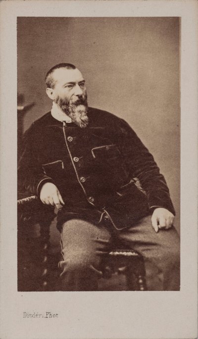 Portret Alphonse Karr 1808-1890. autorstwa Andre Adolphe Eugene Disderi